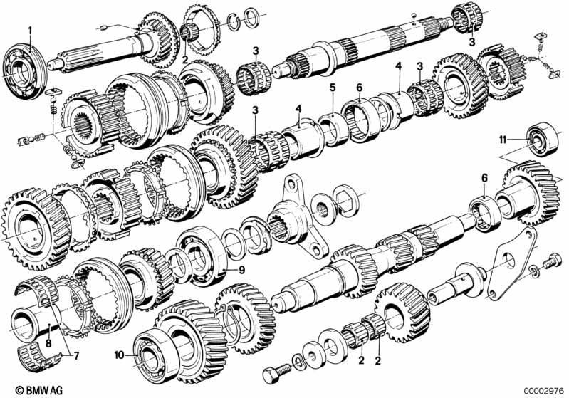 Getrag 265/6 Radsatzteile/Wälzlager