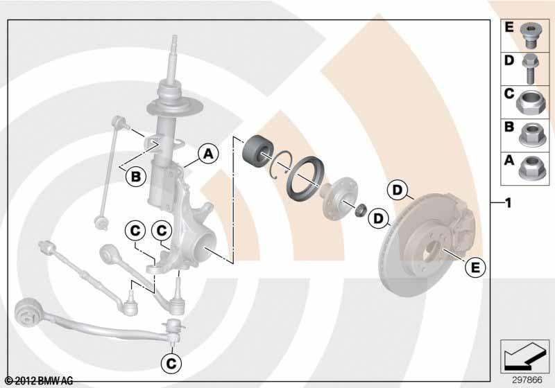 Kit Radlager vorn / Value Parts