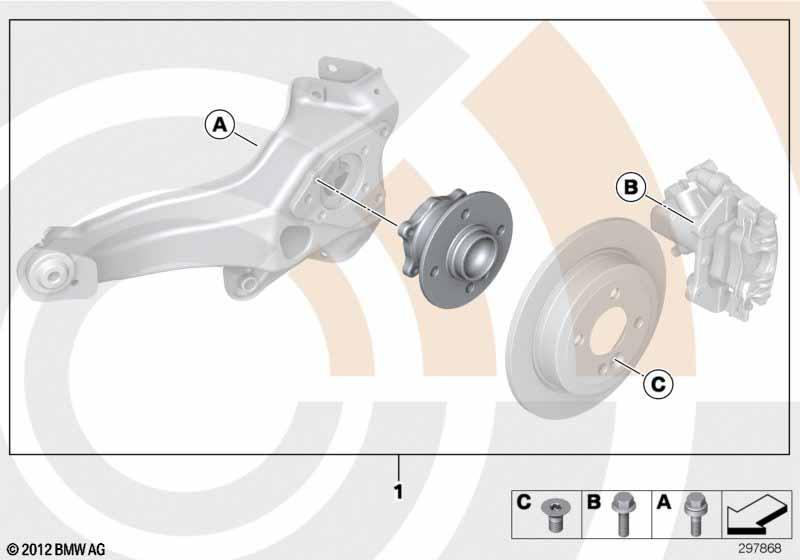 Kit Radlager hinten / Value Parts