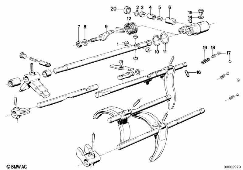 Getrag 265/6 innere Schaltungsteile