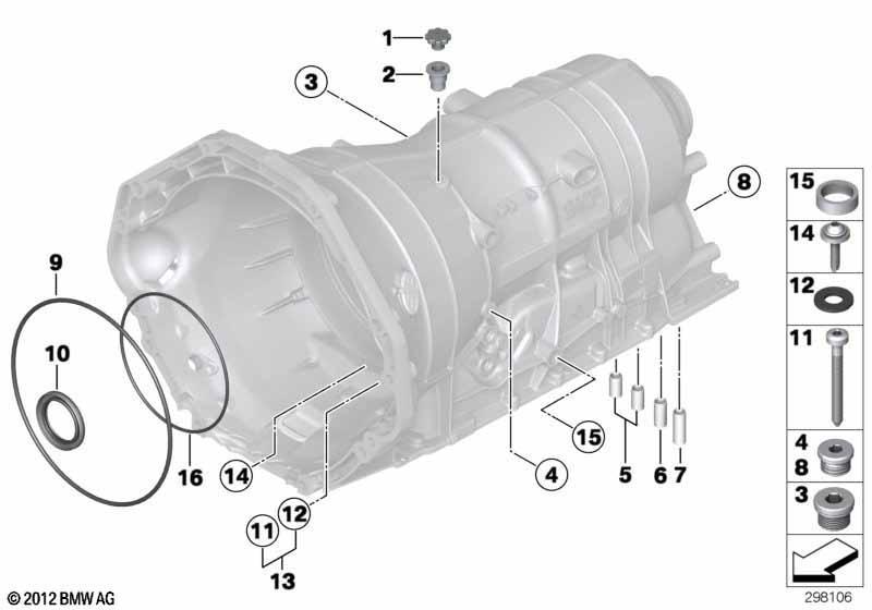 GA6HP26Z Gehäuse Anbauteile