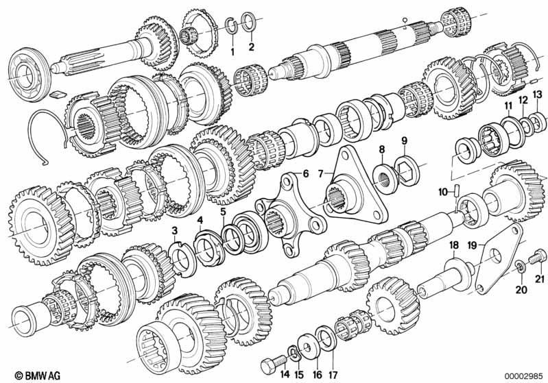 Getrag 245/2/4 Radsatzteile