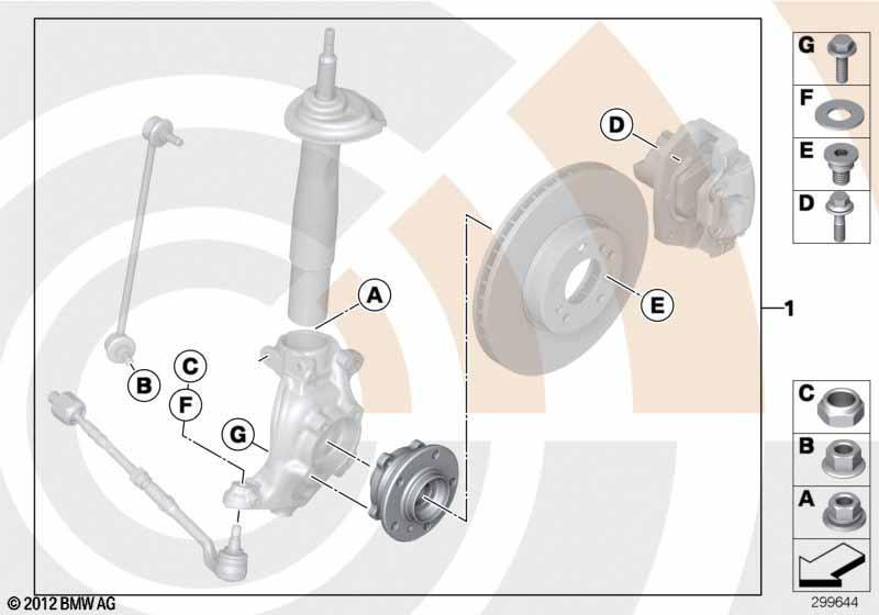 Kit Radlager vorn / Value Parts