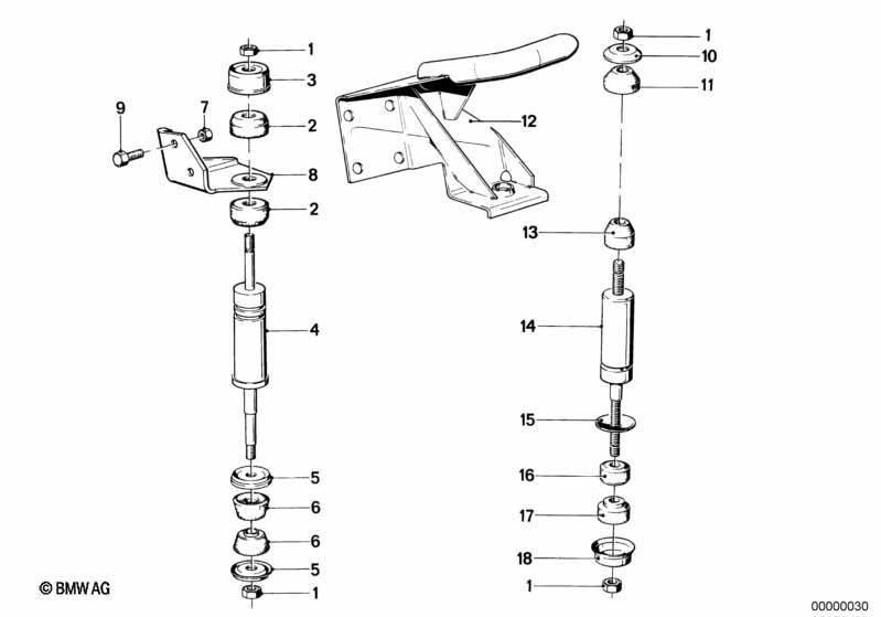 Motoraufhängung/Motordämpfer