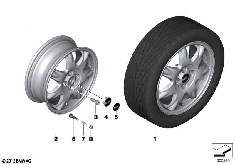 MINI LM Rad Delta Spoke 96