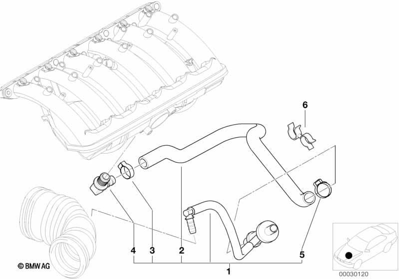 Unterdrucksteuerung-Motor