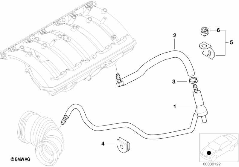 Unterdrucksteuerung-Motor