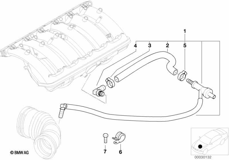 Unterdrucksteuerung-Motor