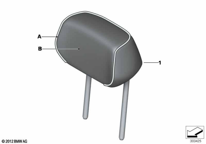 Individual Kopfstütze Sitz hinten aussen