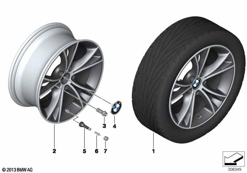 BMW LM Rad V-Speiche 515