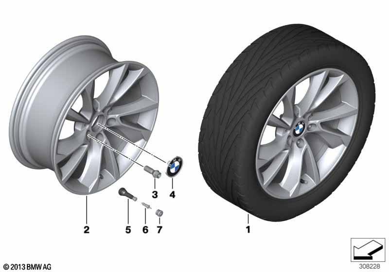 BMW LM Rad Turbinenstyling 389 - 19"