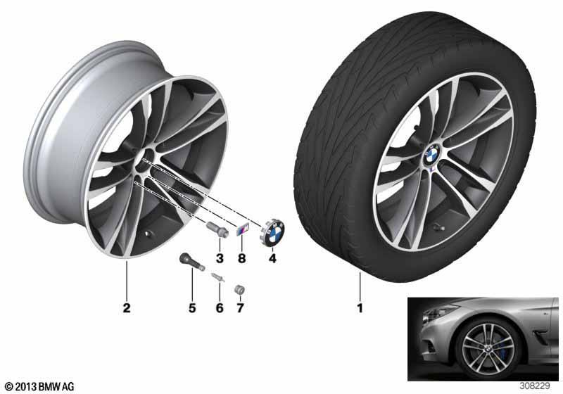 BMW LM Rad M Doppelspeiche 598M - 19"