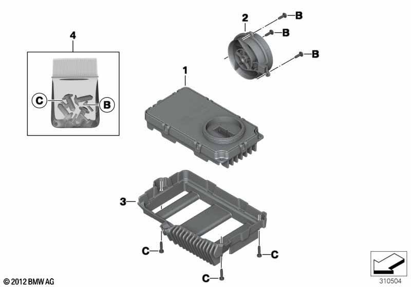 Steuergerät LED-Scheinwerfer / Lüfter