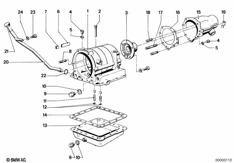 ZF 3HP12 Gehäuseteile/Ölwanne