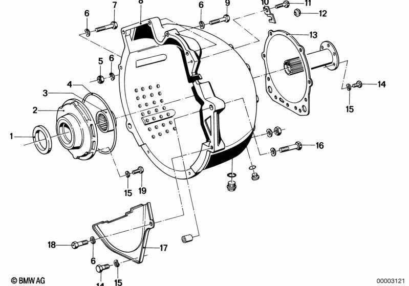 ZF 3HP20 Gehäuseteile/Ölversorgung