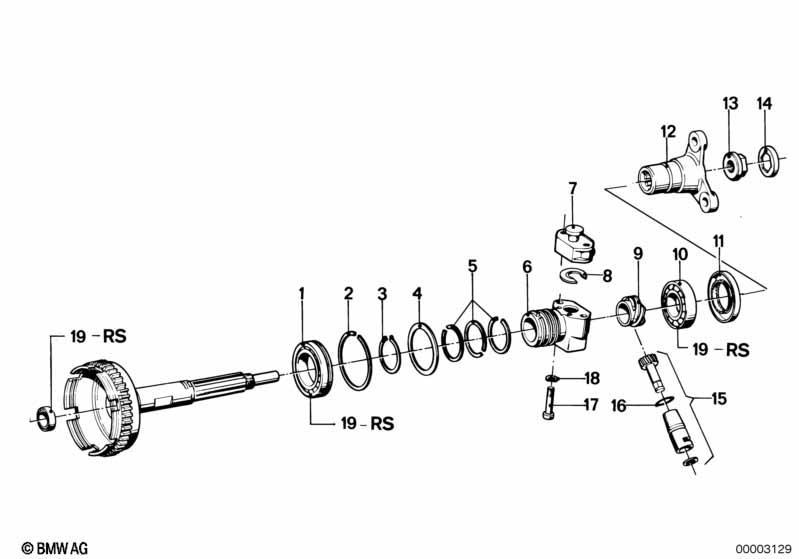 ZF 3HP20 Abtrieb/Tachoantrieb