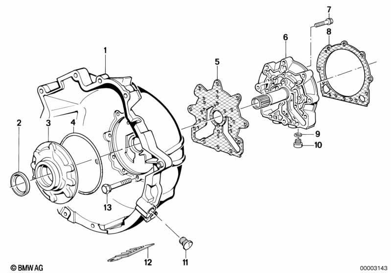 ZF 3HP22 Gehäuseteile/Ölversorgung