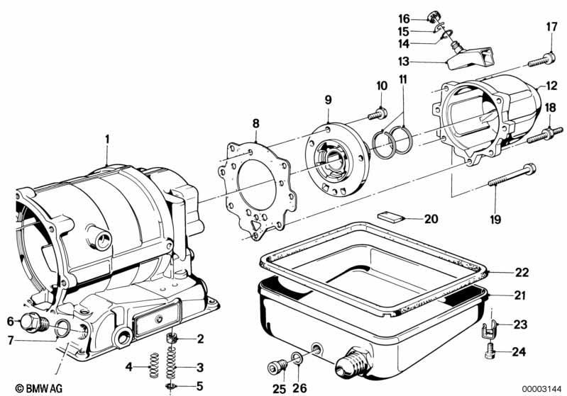 ZF 3HP22 Gehäuseteile/Ölwanne