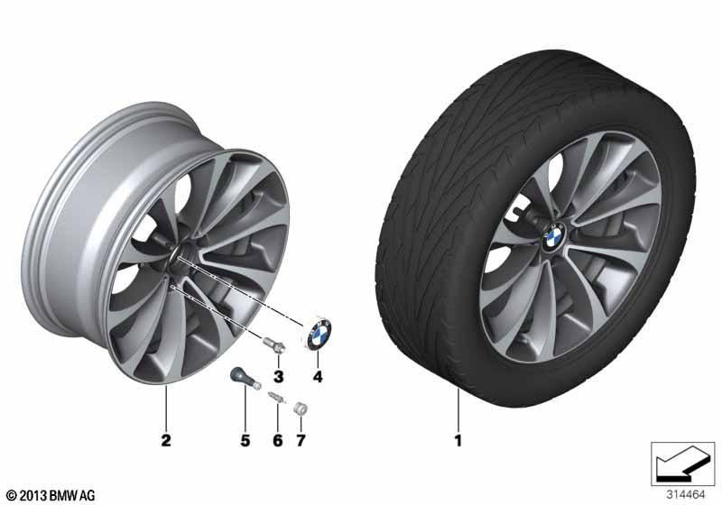 BMW LM Rad Turbinenstyling 452 - 19"