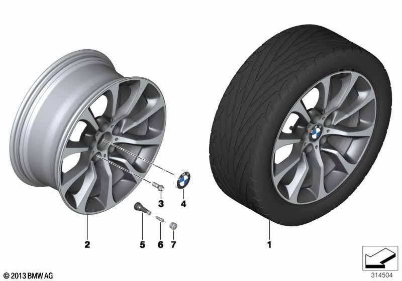 BMW LM Rad Turbinenstyling 453 - 19"