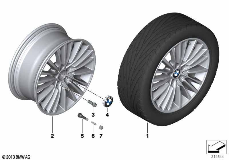 BMW LM Rad Vielspeiche 455 - 19"