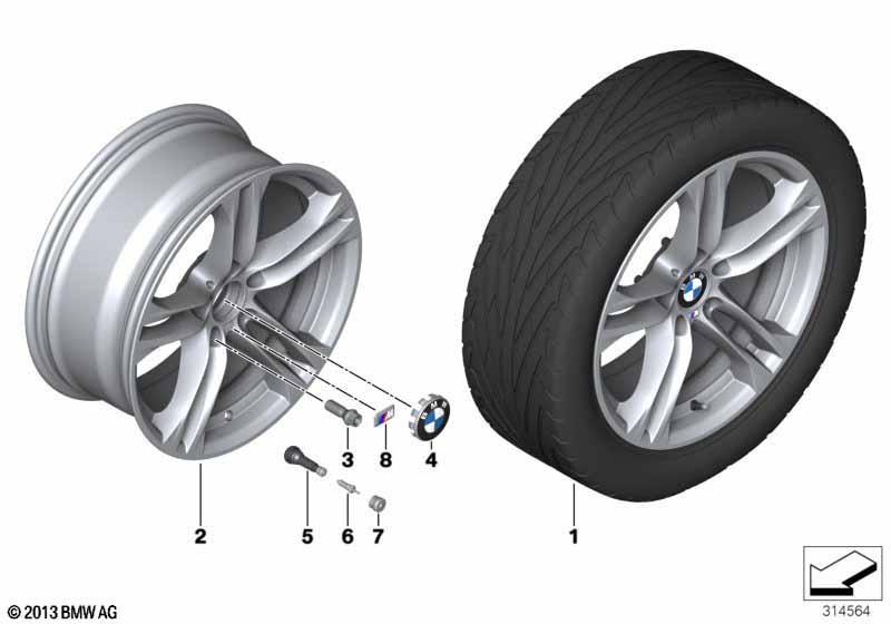 BMW LM Rad M Doppelspeiche 613 - 18"