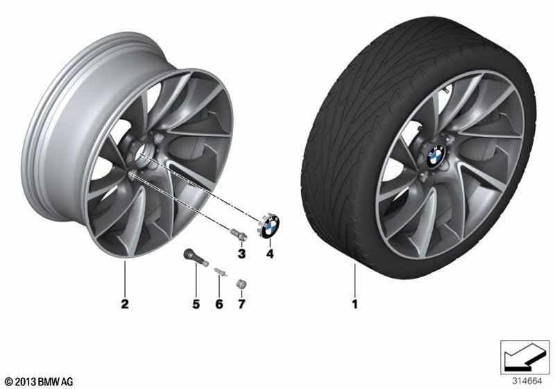 BMW LM Rad Turbinenstyling 457 - 20"