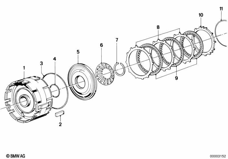 ZF 3HP22 Bremskupplung D