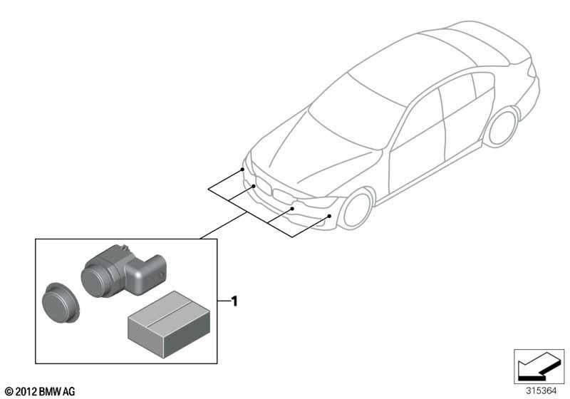 Nachrüstsatz Park Distance Control vorne