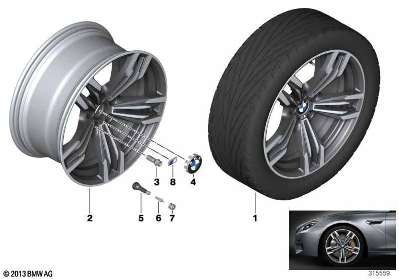 BMW LM Rad M Doppelspeiche 433 - 20"