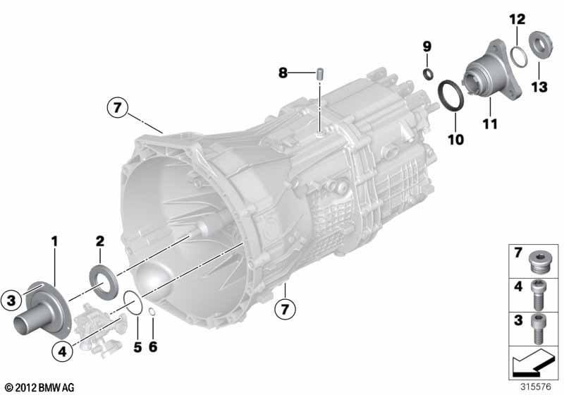 GS6-45BZ/DZ Dichtungen / Anbauteile