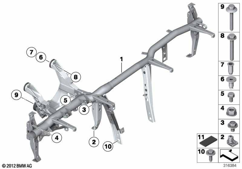 Träger Instrumententafel