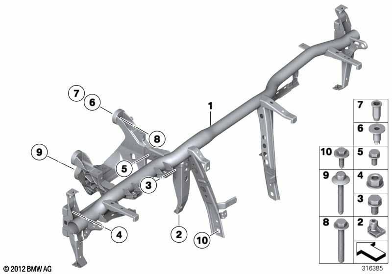 Träger Instrumententafel