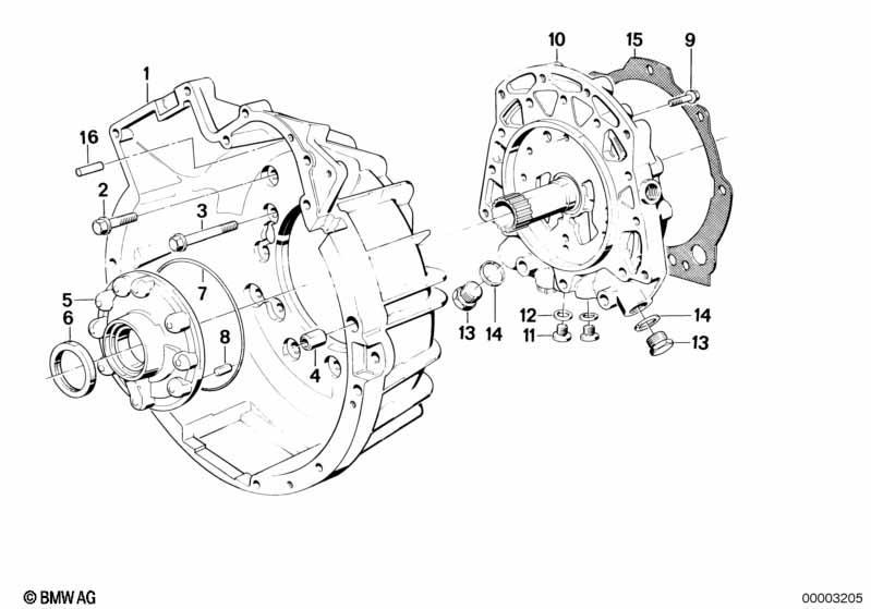 ZF 4HP22/24 Gehäuseteile/Ölversorgung