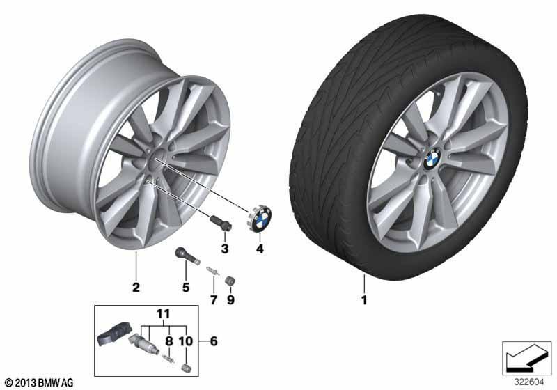 BMW LM Rad Doppelspeiche 446 - 18"