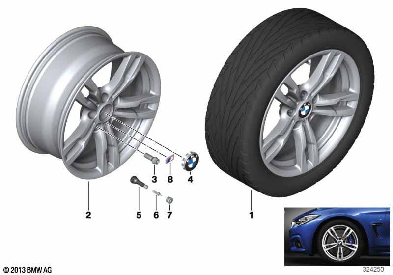 BMW LM Rad M Doppelspeiche 441 - 18"