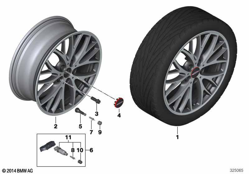 MINI LM Rad Cross Spoke 506