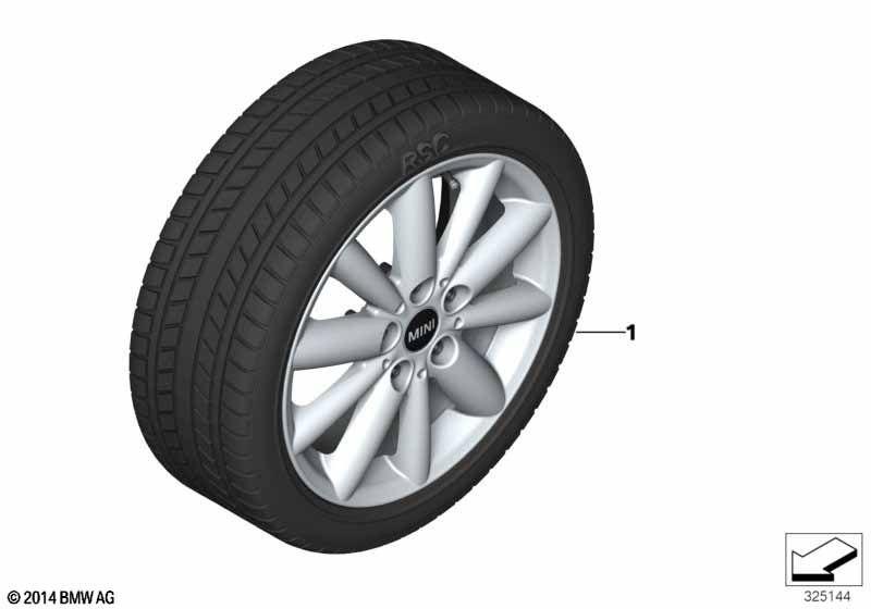 Winter wheel w.tire radial sp.508 - 16"