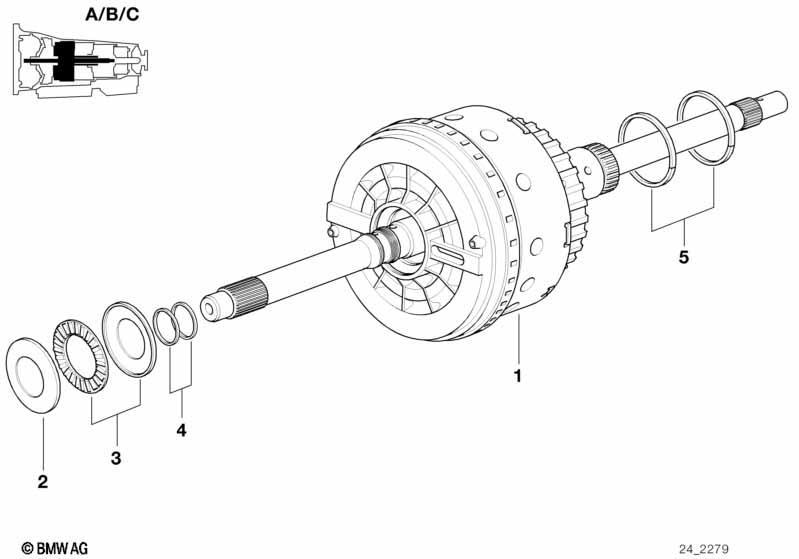 A5S560Z Antriebskupplung A/B/C