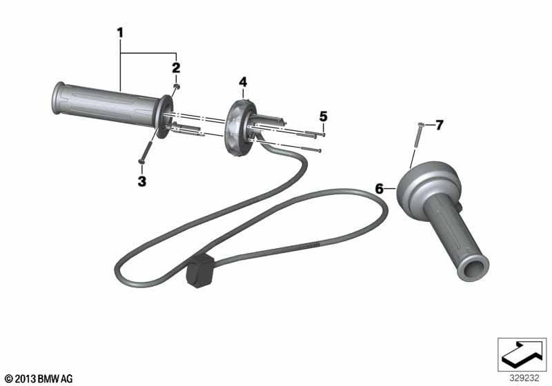 Lenkergriffe beheizt / Multi-Controller