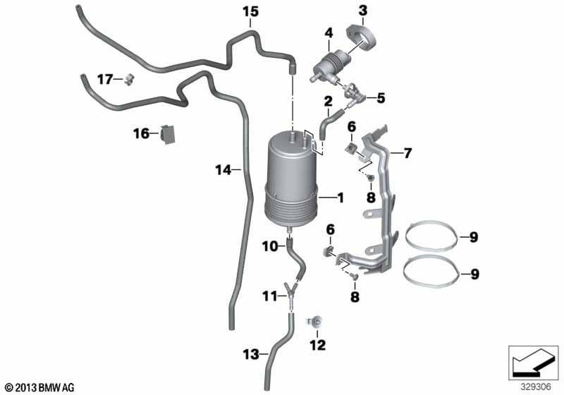 Aktivkohlefilter/Anbauteile