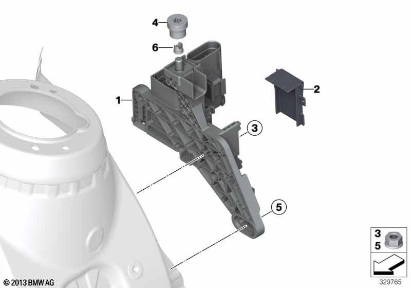 Stützpunkt B+ Motorraum