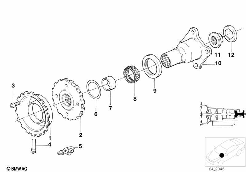 ZF 4HP22/24-EH Abtrieb