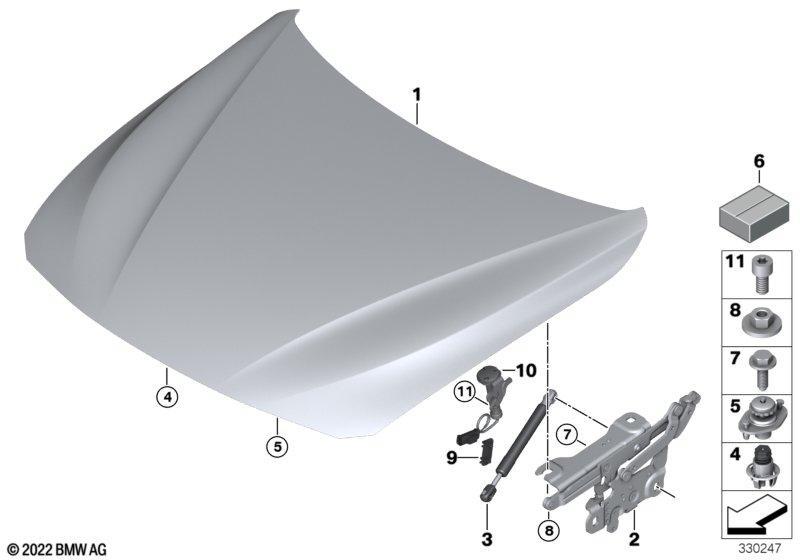 Frontklappe/Anbauteile