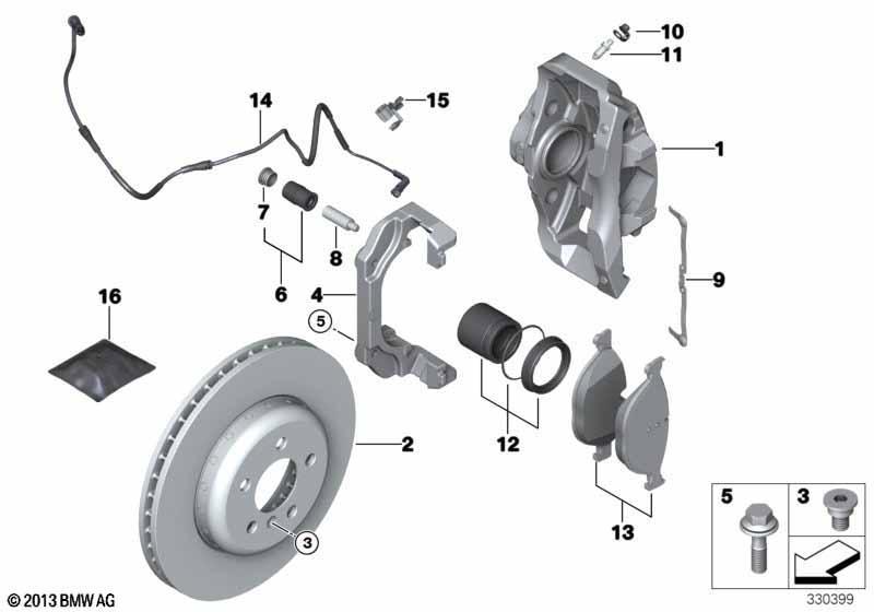 Vorderradbremse-Bremsbelag-Power Kit