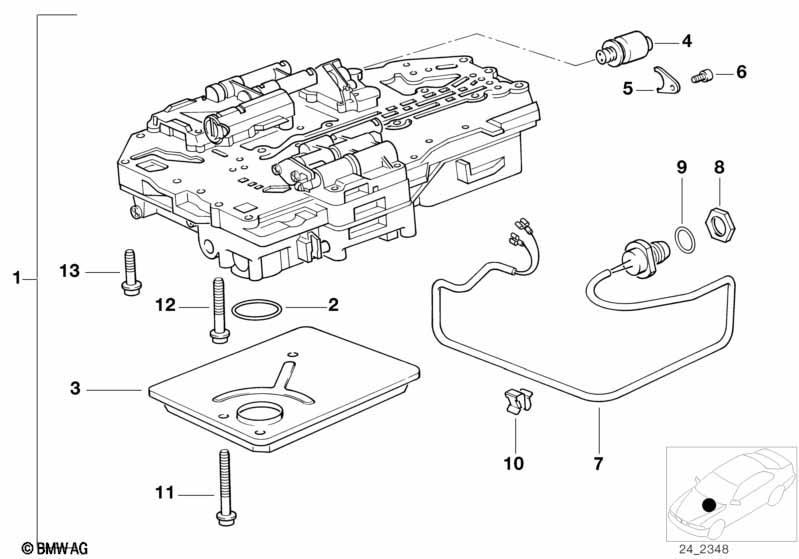 ZF 4HP22/24-H Schaltgerät + Anbauteile