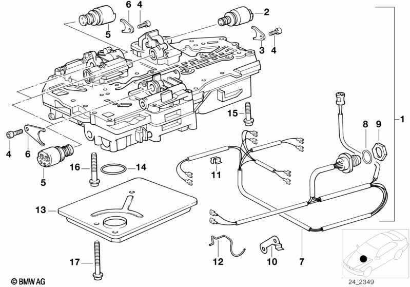 ZF 4HP22/24-EH Schaltgerät + Anbauteile