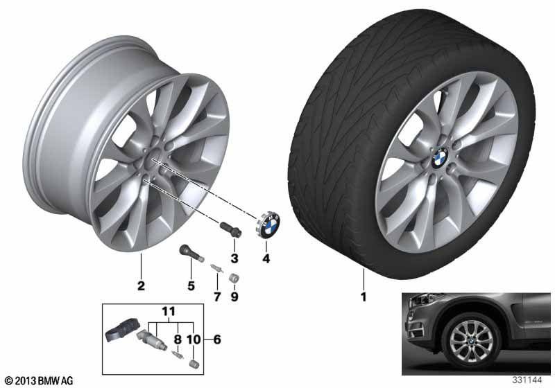 BMW LA wheel, V-spoke 450 - 19""