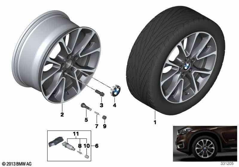 BMW LA wheel, star spoke 449 - 19""