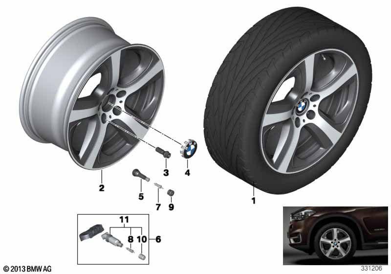 BMW LA wheel Star Spoke 490 - 19""